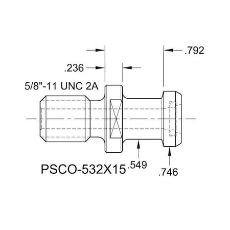 Tj Davies Co Coolant Through Retention Knob PSCO-532X15